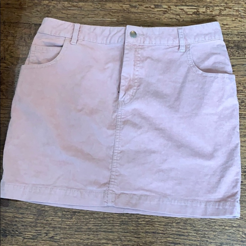 Urban Outfitters Pink corduroy skirt
